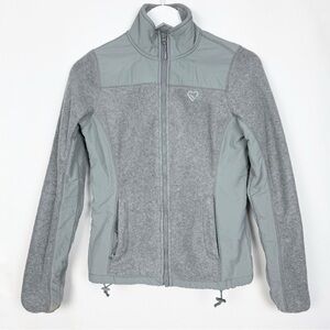Aeropostale Live Love Dream Long Sleeves Fleece Sweater Jacket Size Small Petite